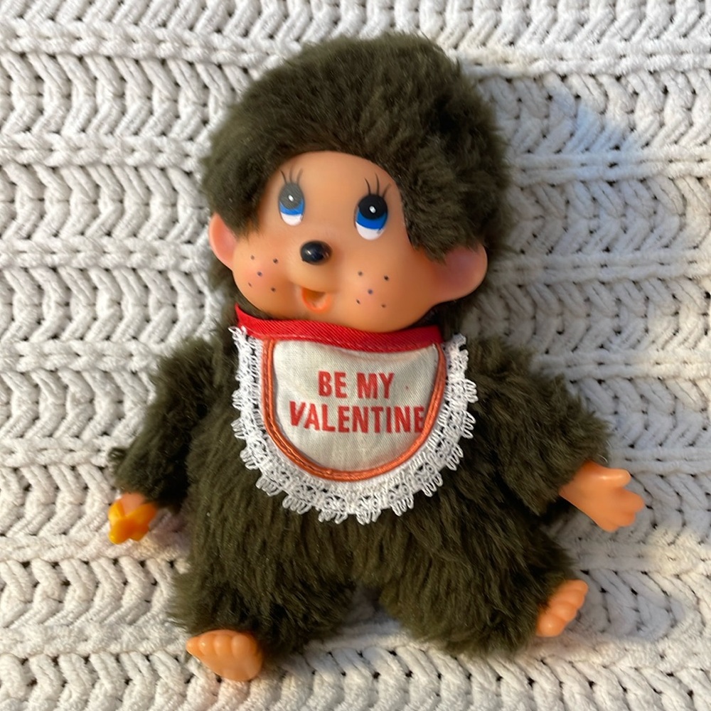Vintage 7" Russ Berrie 1977 THUMKEY Plush Monkey Thumb Sucker Number 290